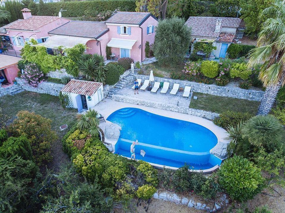 Le Mas De L'Aighetta Bed & Breakfast Èze Dış mekan fotoğraf